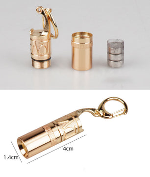 Keychain Flashlight LED Strong Lighting Mini Portable Waterproof