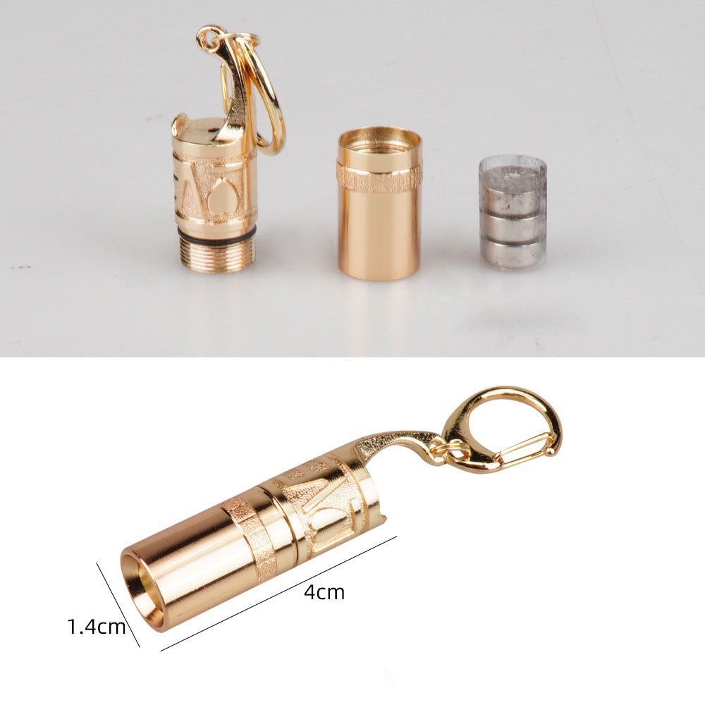 Keychain Flashlight LED Strong Lighting Mini Portable Waterproof