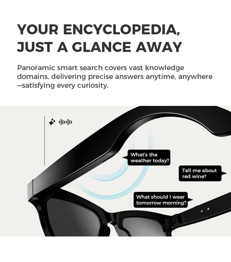 AI recording glasses