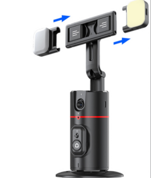 Auto Face Tracking Gimbal 360 Rotation Phone Holder Stabilizing Tripod