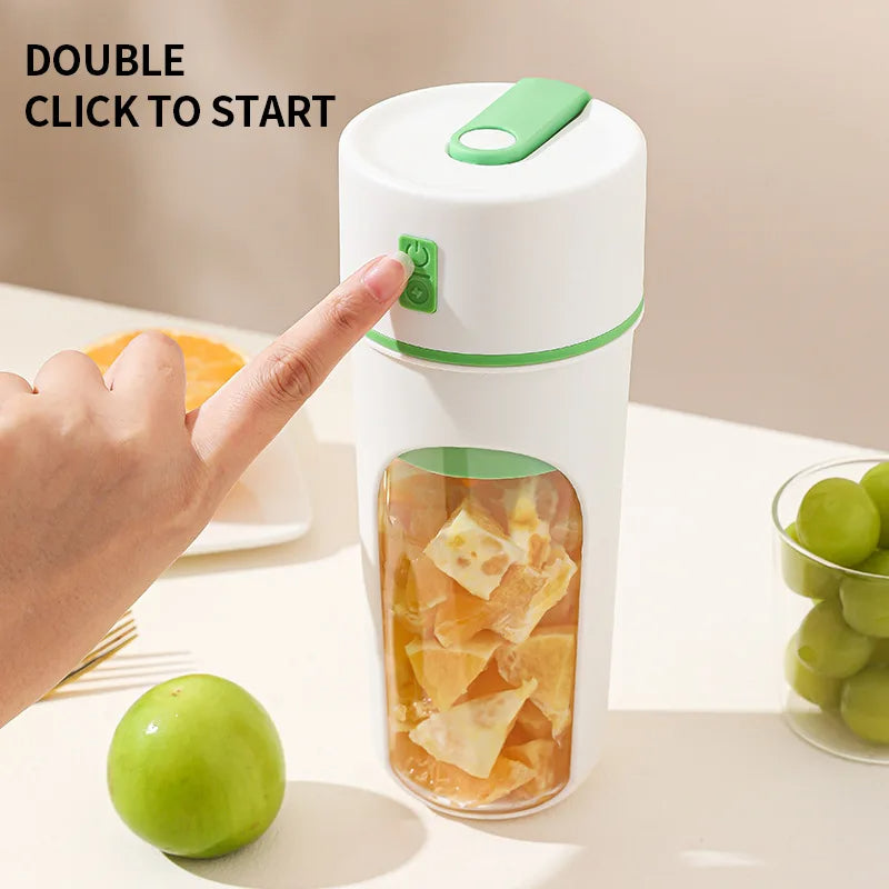 6 Blade Multifunction USB Fruit Mixers Juicers Portable Electric Juicer Blender Fruit Juicer Cup Food Milkshake
