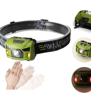 LED rechargeable Headlamp With USB Charging
