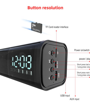 Bluetooth speaker long strip speaker