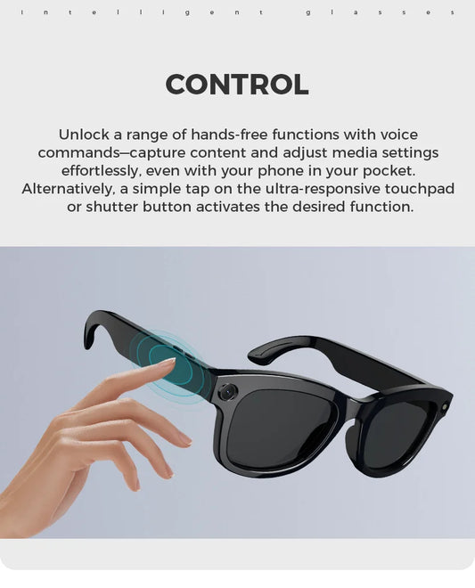 AI recording glasses