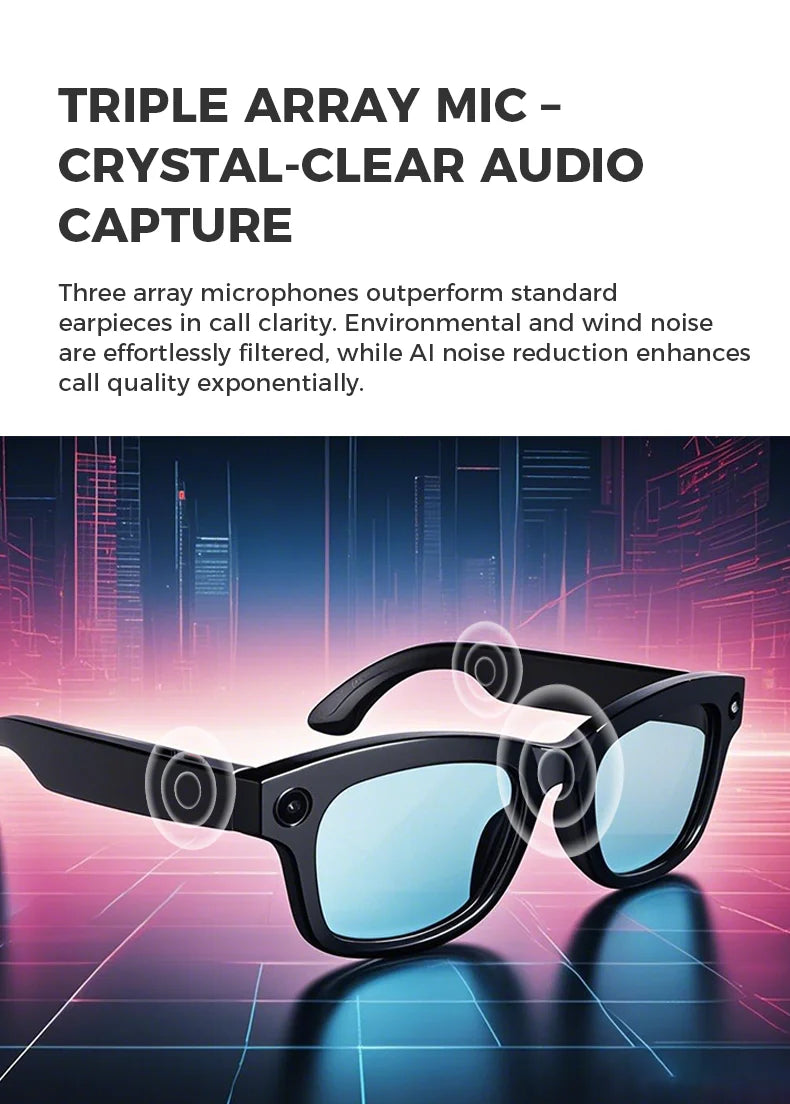 AI recording glasses