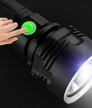 Strong Light Fixed Focus Flashlight USB Charging Outdoor Lighting Strong