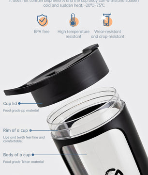 Portable smoothie blender USB rechargeable