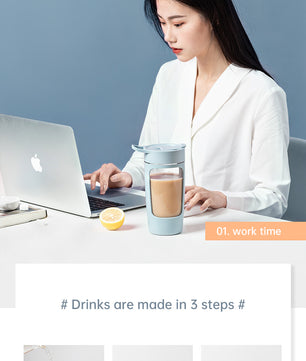 Portable smoothie blender USB rechargeable