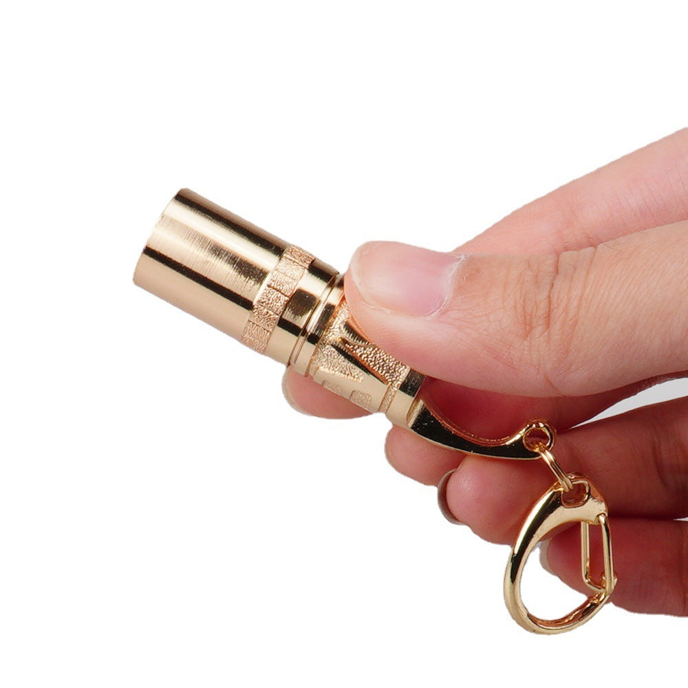 Keychain Flashlight LED Strong Lighting Mini Portable Waterproof