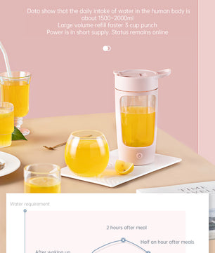 Portable smoothie blender USB rechargeable