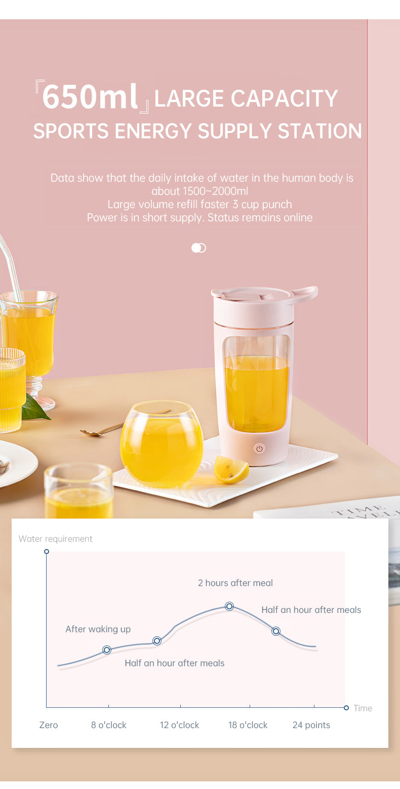 Portable smoothie blender USB rechargeable