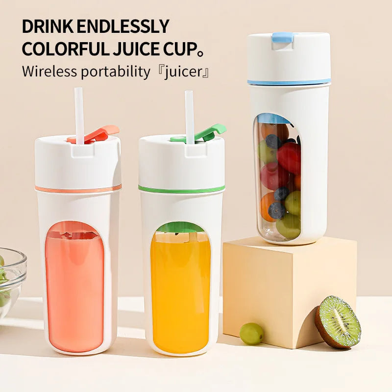 6 Blade Multifunction USB Fruit Mixers Juicers Portable Electric Juicer Blender Fruit Juicer Cup Food Milkshake