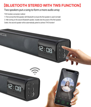 Bluetooth speaker long strip speaker