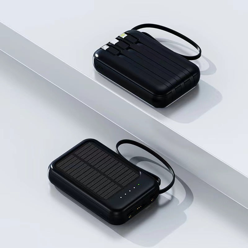 Mini solar power bank outdoor camping portable large capacity mobile power supply