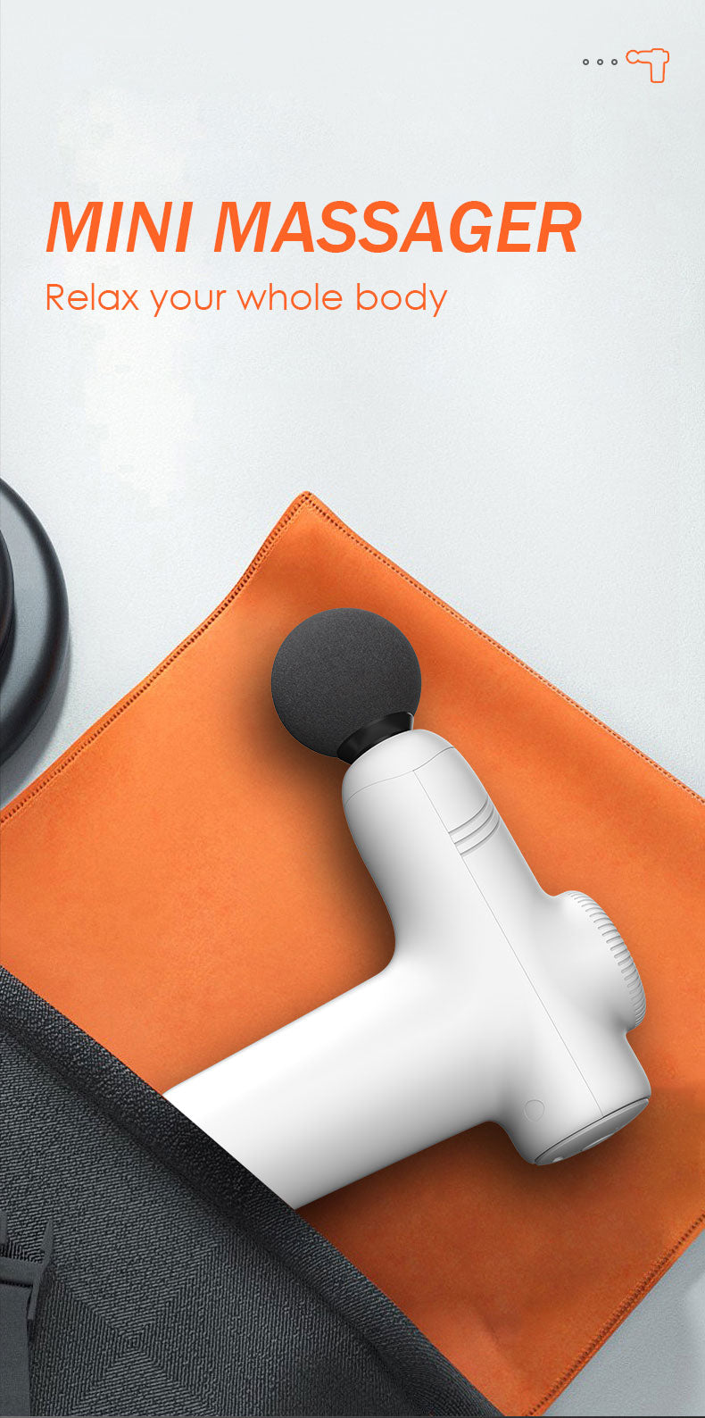 Mini massage Gun Muscle Relaxation Electric Vibration