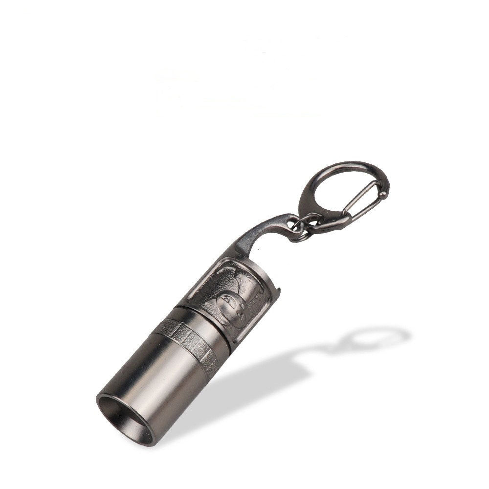 Keychain Flashlight LED Strong Lighting Mini Portable Waterproof