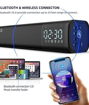 Bluetooth speaker long strip speaker