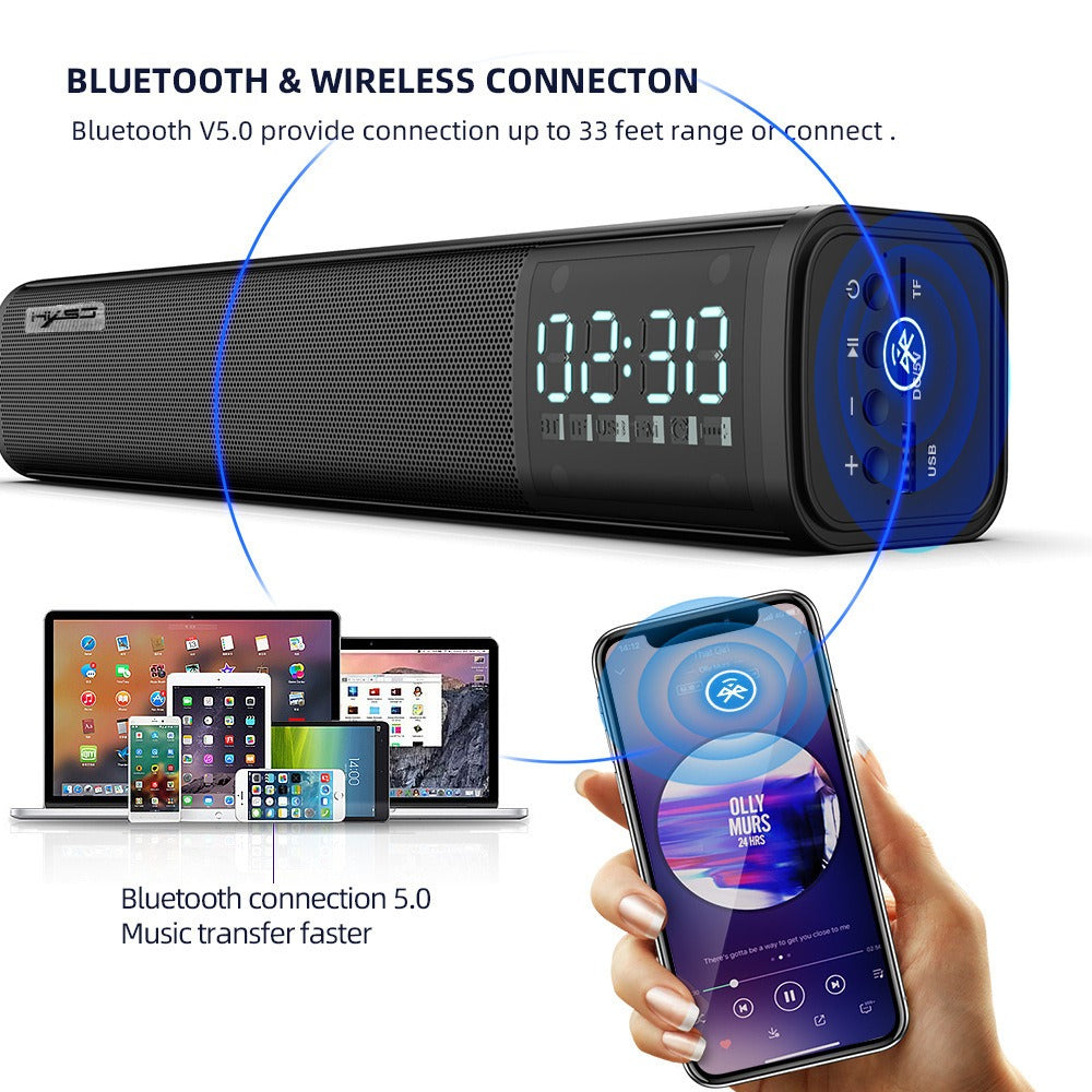 Bluetooth speaker long strip speaker